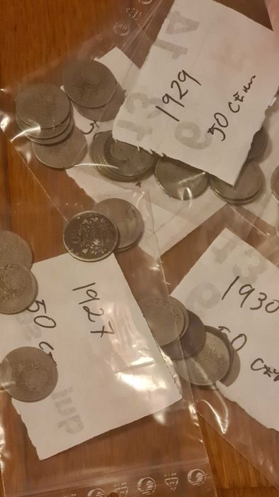 50 centavos e 1 escudo desde 1927 a 1968