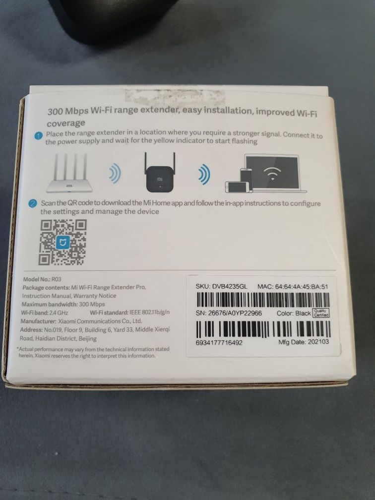 Mi wifi range extender pro wzmacniacz Wifi