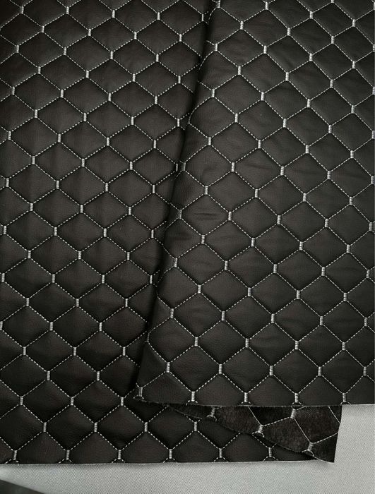 Екошкіра шкірозамінник автошкіра ромб прошитий стьоганий