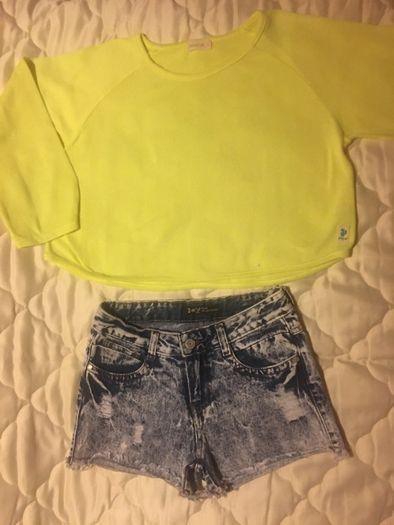 Conjunto camisola e calção