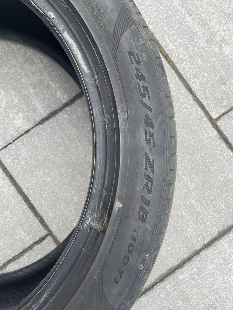 Opony  letnie Pirelli P-Zero 245/45/ZR18 100Y  komplet 4 szt.