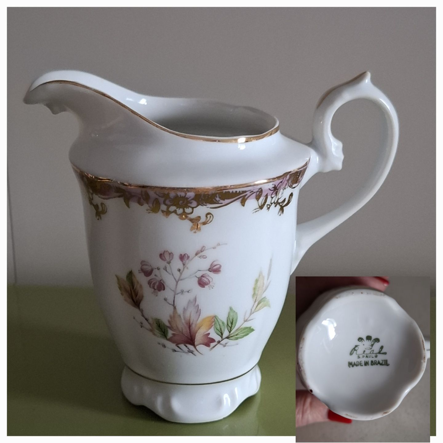 Leiteira em Porcelana do Brasil