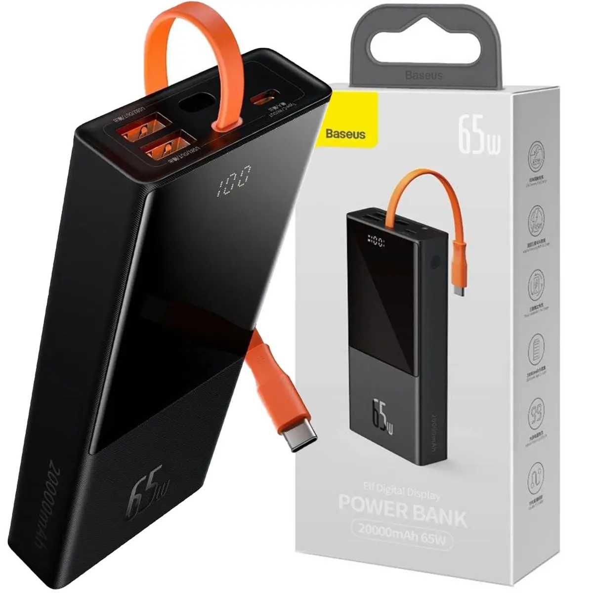 Power Bank 30000 mah і вище Зовнішній акумулятор з швидкою зарядкою PD
