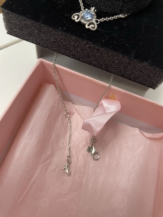 Zestaw bizuterii pandora kopciuszek naszyjnik i kolczyki karoca