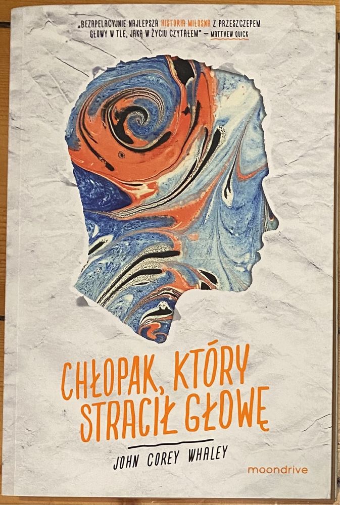 Książka „Chłopak, który stracił głowę” Whaley Corey John