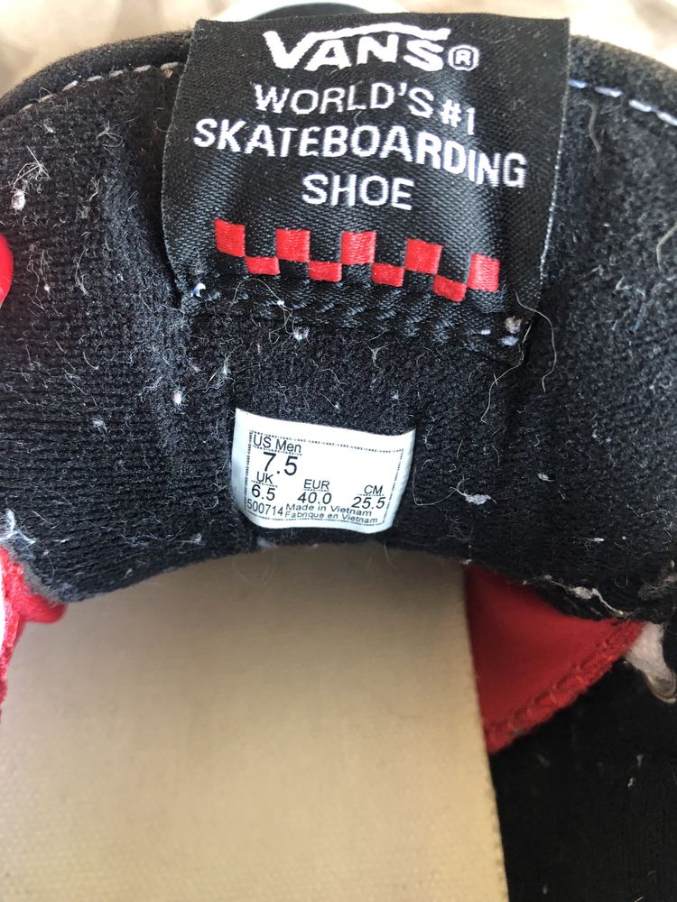 sapatilhas / Ténis Skate Half Cab Vans pretas tamanho 40