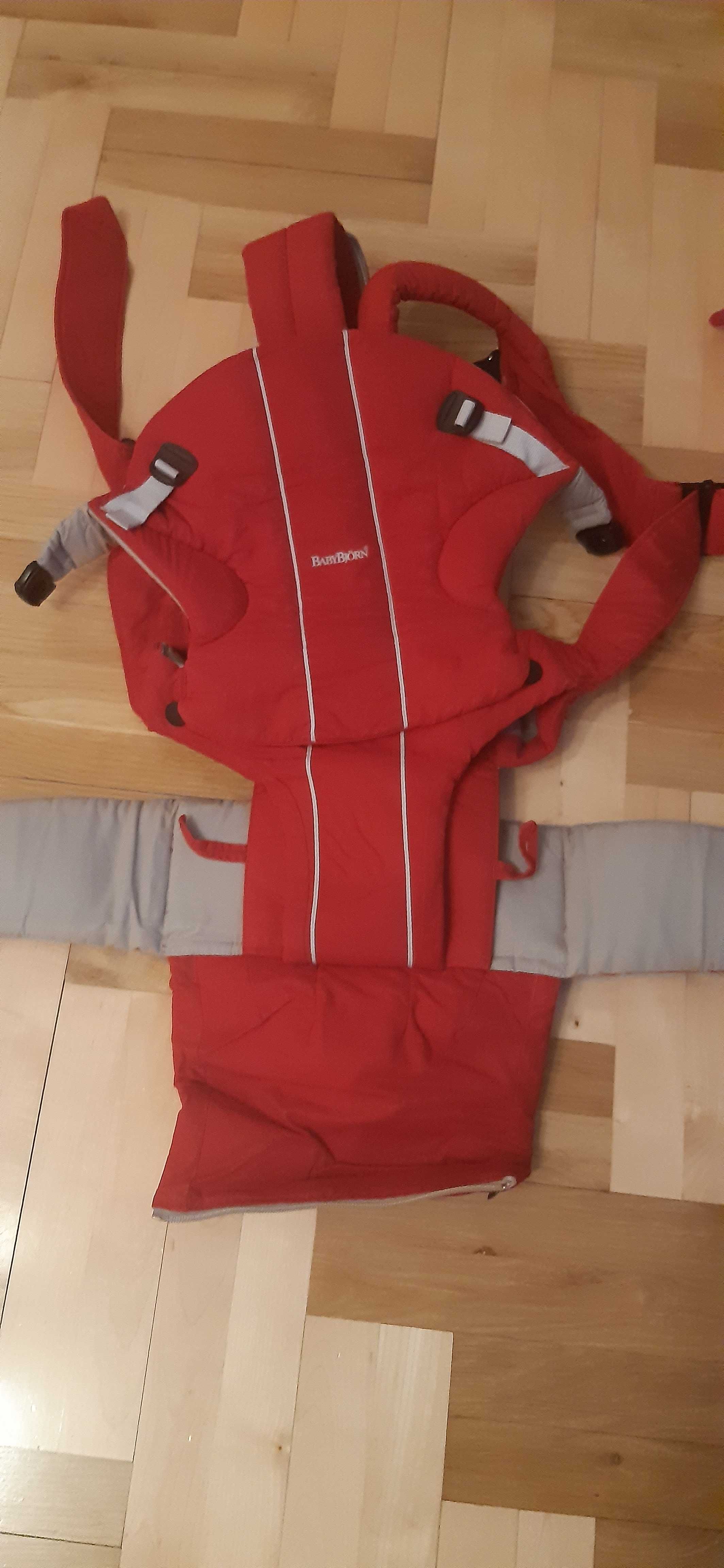 nosidełko babybjorn, śliniak plus pokrowiec