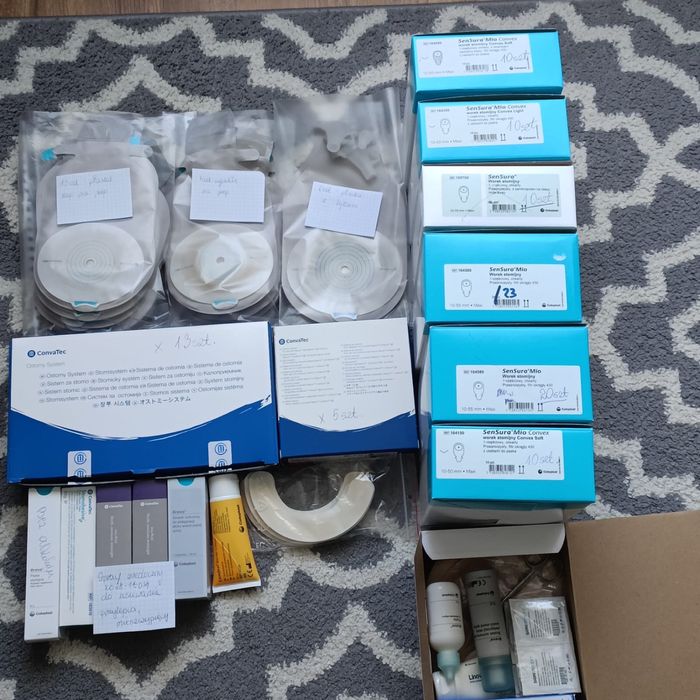 Materiały medyczne dla osób ze stomią