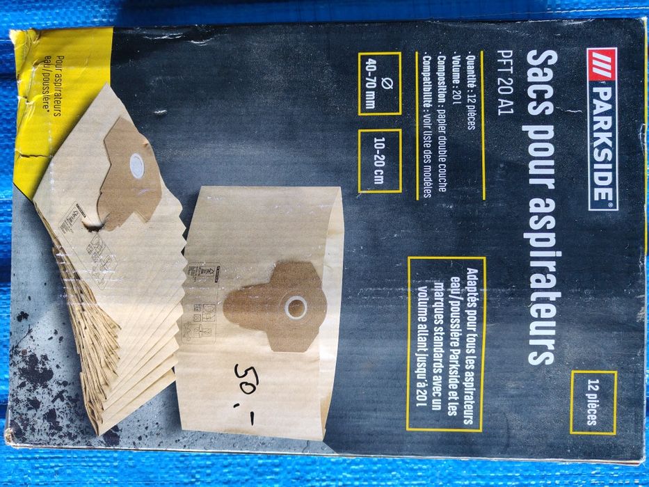 Worki do odkurzacza Parkside PFT 20 A1