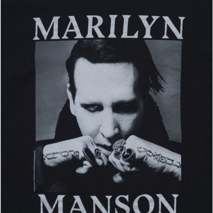 як нова чудова футболка мерч Marilyn Manson  розмір Л -ХЛ 48-50
