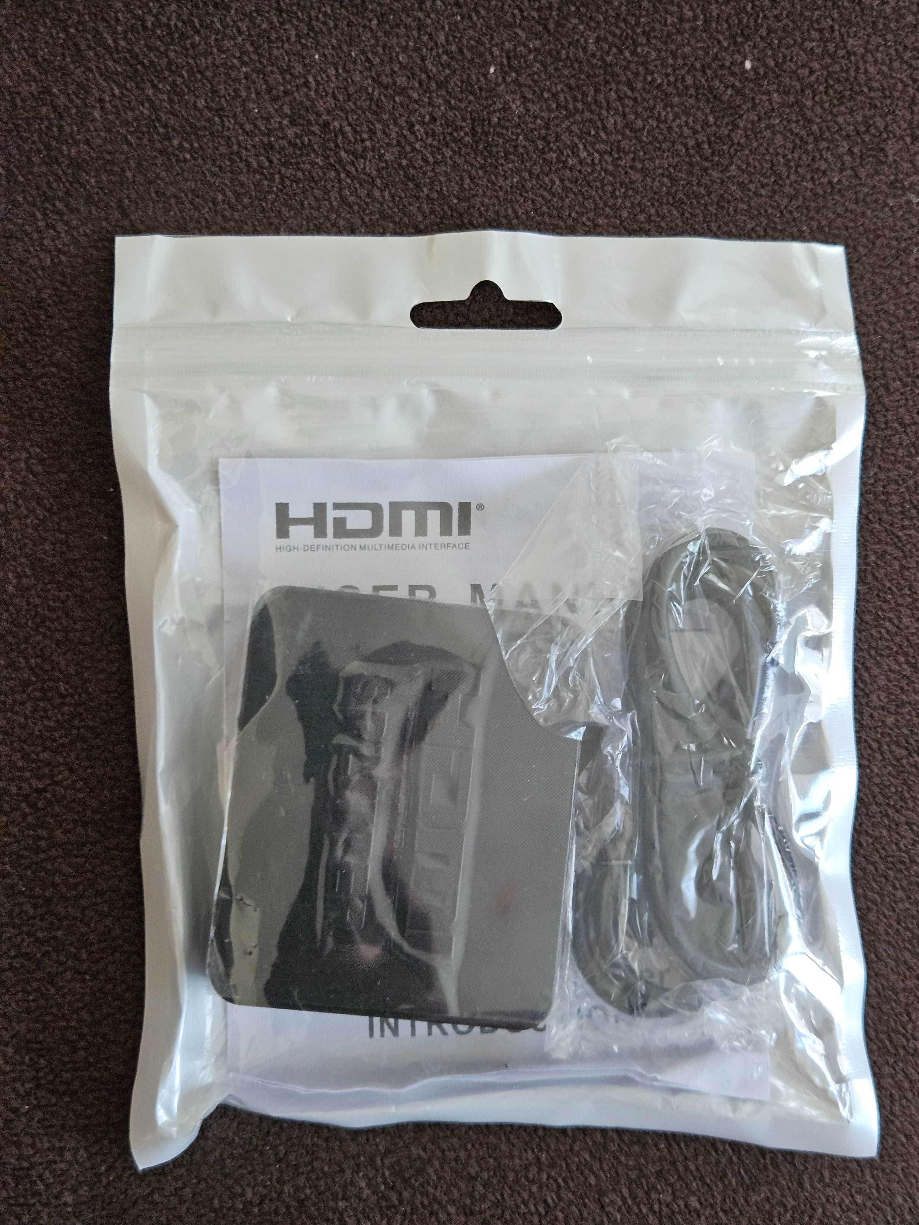 nowy splitter rozdzielacz sygnału HDMI 4k