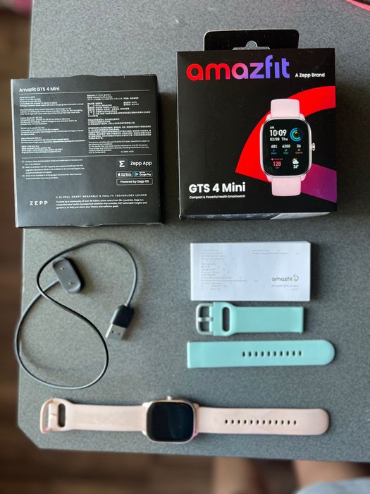 Смарт-годинник Amazfit GTS 4 Mini | рожевий у відмінному стані