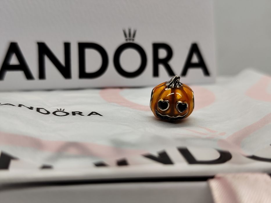 Conta abóbora para pulseira