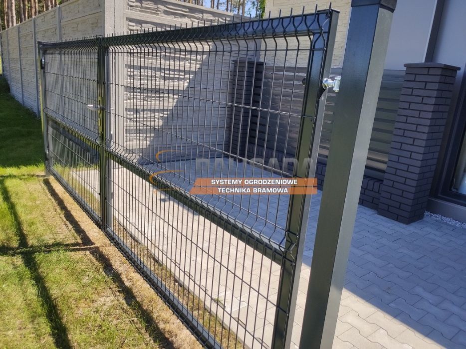 BRAMA SKRZYDŁOWA PANELOWA | 1,73 x 4,00 M | 1730 MM x 4000 MM | KOLOR
