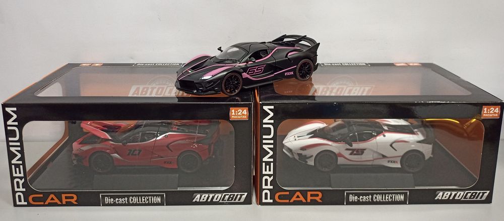 Распродажа Ferrari FXX-K EVO модель 1:24 ТМ Автосвіт Металл звук свет