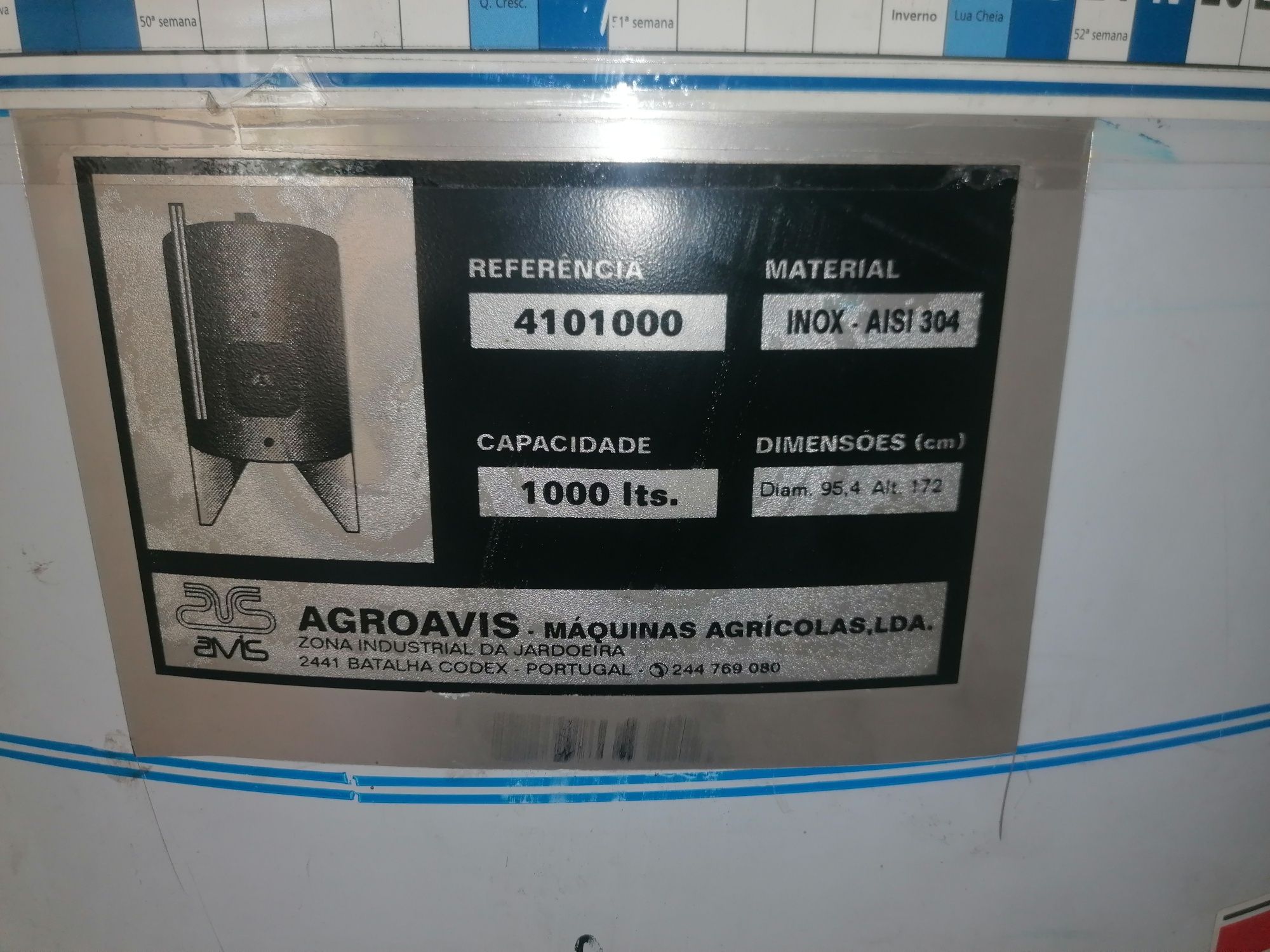 Cuba inox 1000 L Nova