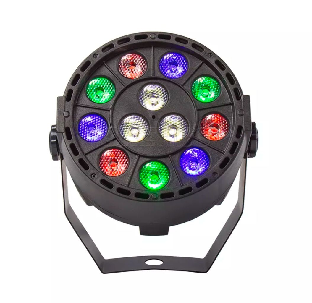 Par LED 12x3w rgbw DMX 36w lampa reflektor dla  DJ zespołu