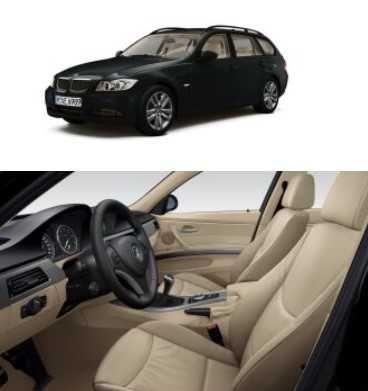 BMW E91 wnętrze LCB4 skóra DAKOTA beżowa