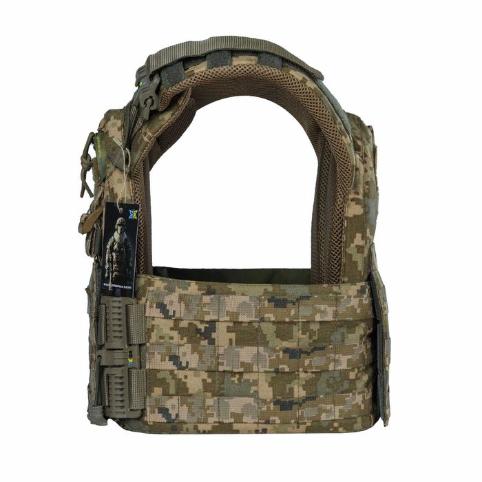 Класична тактична плитоноска ЗСУ Warmor Gen.3 Pro. ПИКСЕЛЬ ММ14.