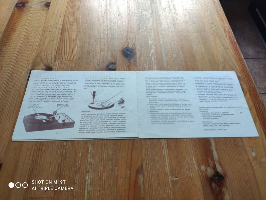 UNITRA fonica instrukcja obsługi dla kolekcjonerów