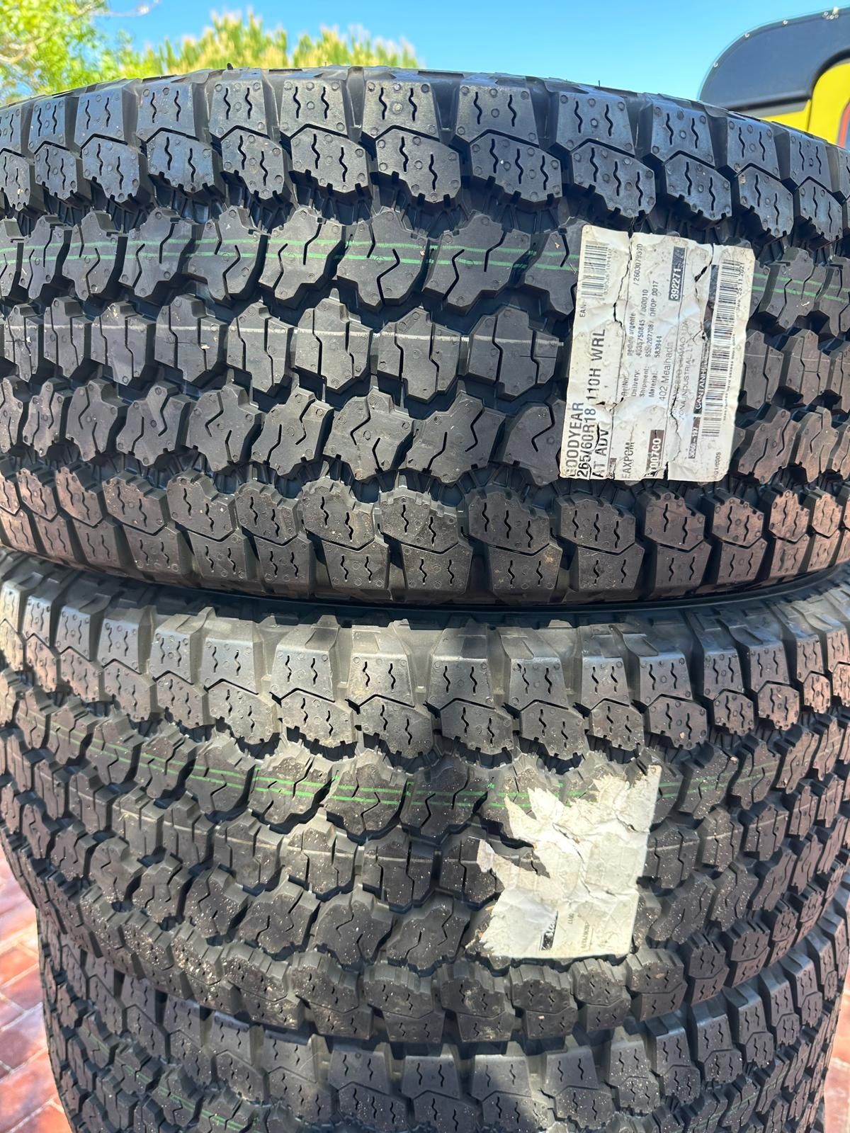 Pneus Goodyear Wrangler 265/60R18 AT-ADV