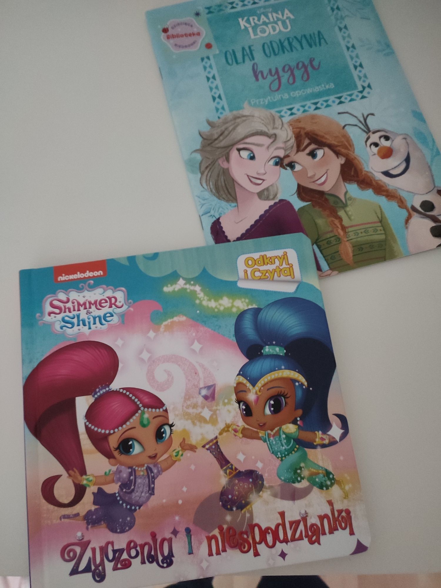 Książka z okienkami Shimmer i Shine, Kraina lodu