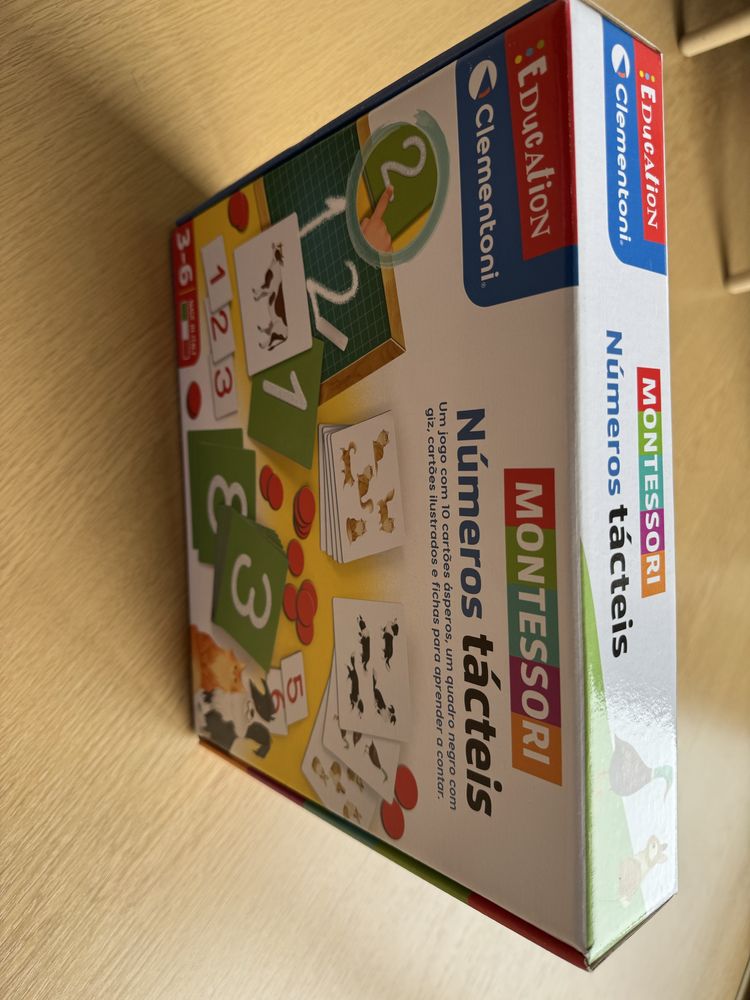 Jogo Montessori Números Táteis