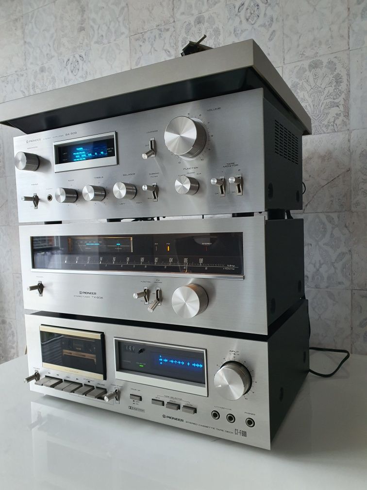 Pioneer SA-508, CT-F600, TX-608, PL-200, CS-434 + originalny Rack