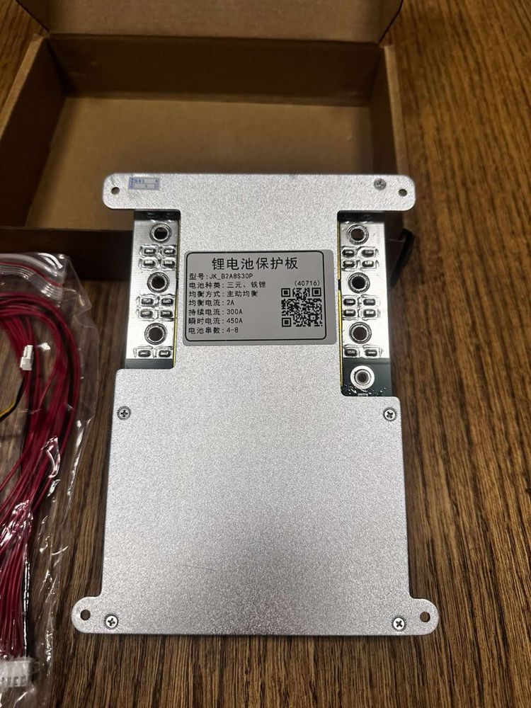B2A8S30P JK BMS  2А баланс 8 елементов 300А (450пик)