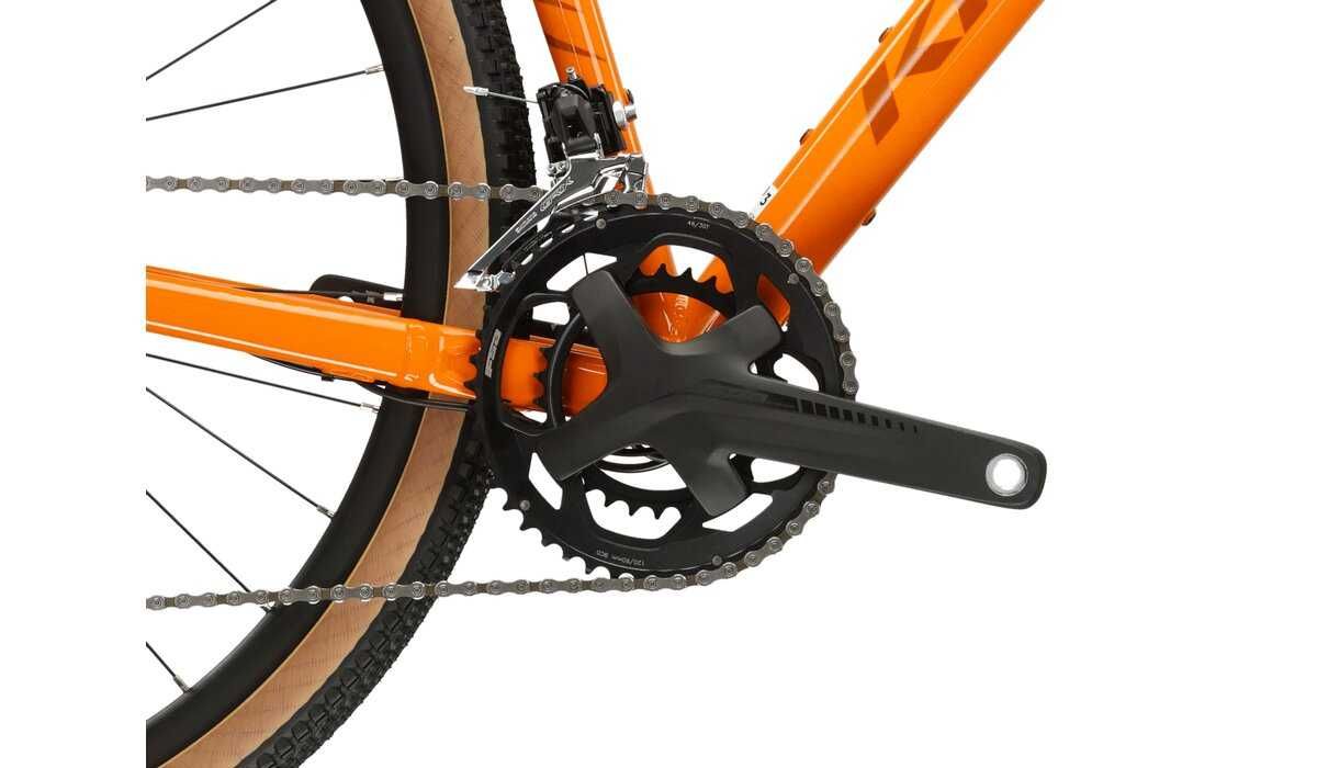 Rower gravel Esker 5.0 L-20'' i XL-21'' gen 2 pomarańczowy GRX