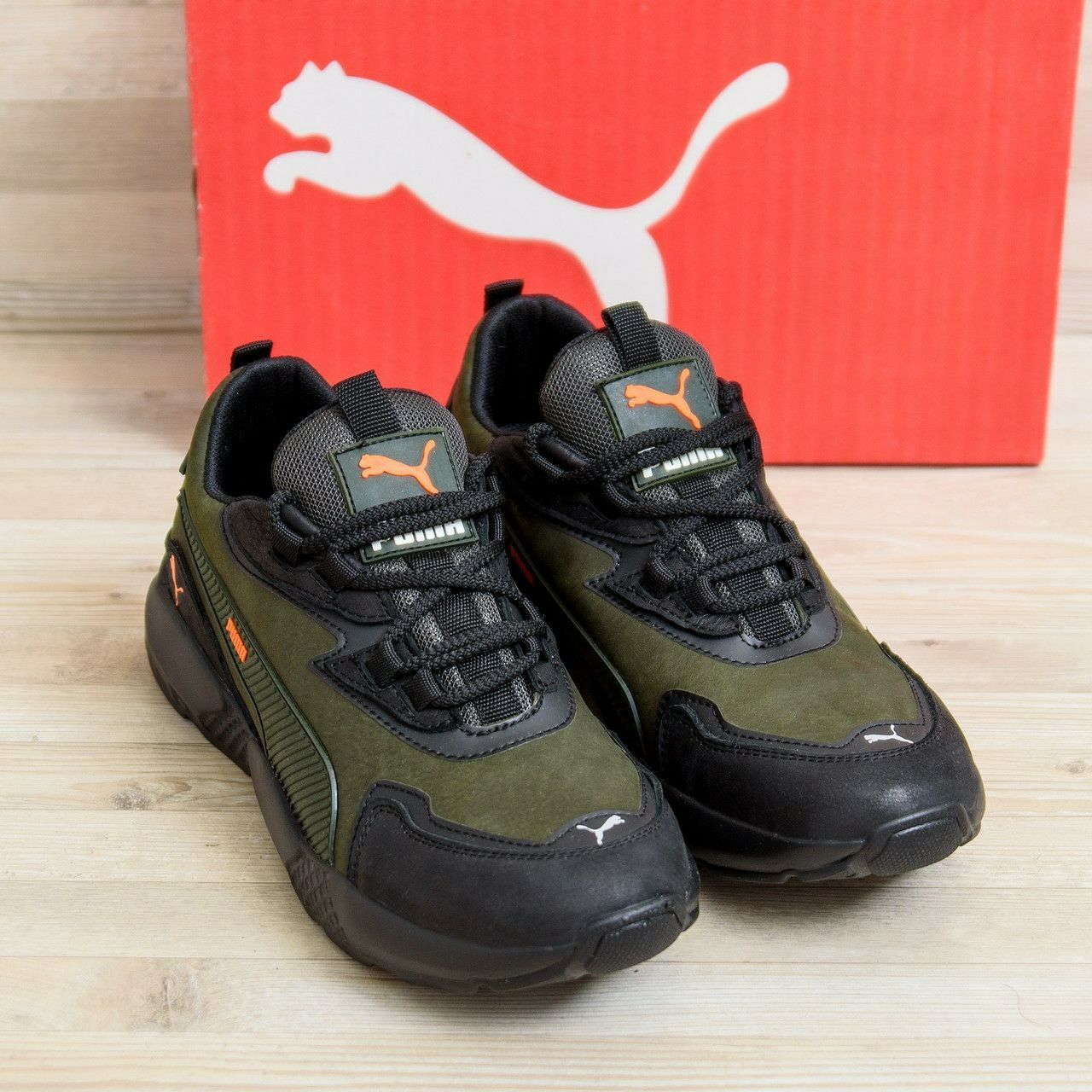 Мужские кожаные кроссовки Puma ST RUNNER