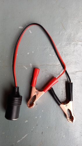 Автомобільна розетка  з крокодилами монолітна