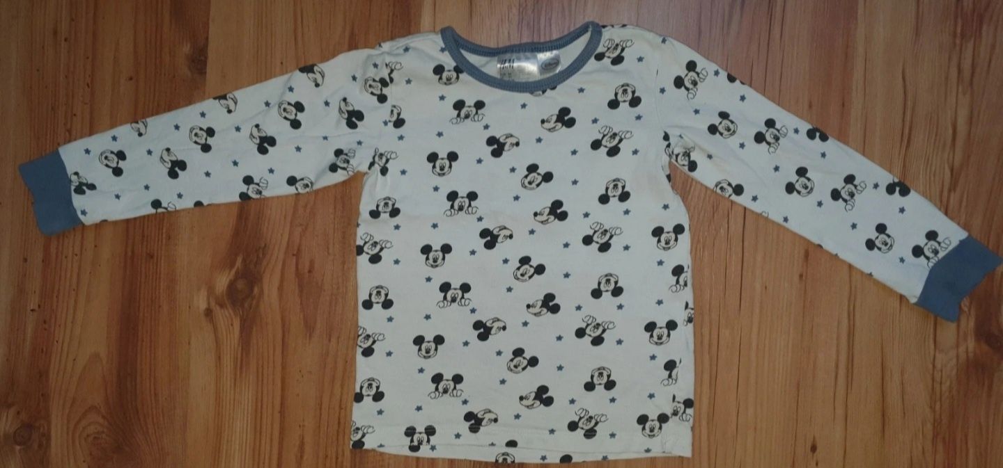 Bluzka od piżamy Myszka Miki H&M rozmiar 98