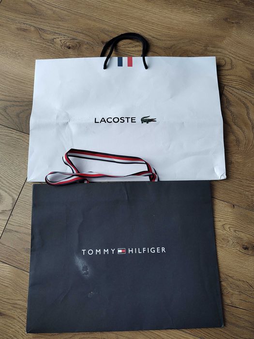 Torebka papierowa Lacoste Tommy Hilfiger
