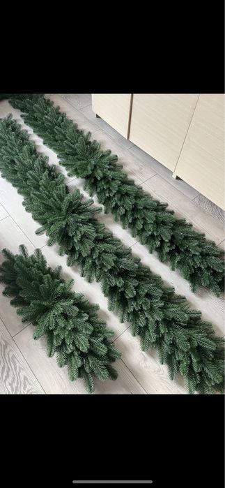 ВЕЛИКИЙ ВІНОК 1 м різні розміри гірлянда хвойна ялинка підсвічник