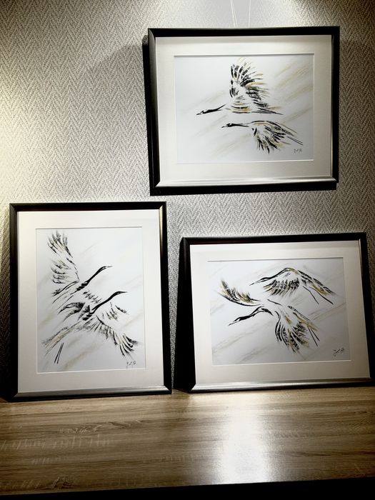 Obrazy szkice węglem 40x50