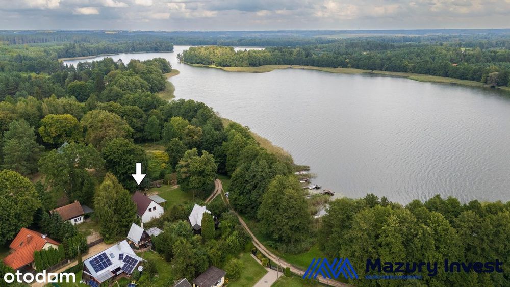 Dom z prywatnym dojściem do jeziora w Łysej Górze