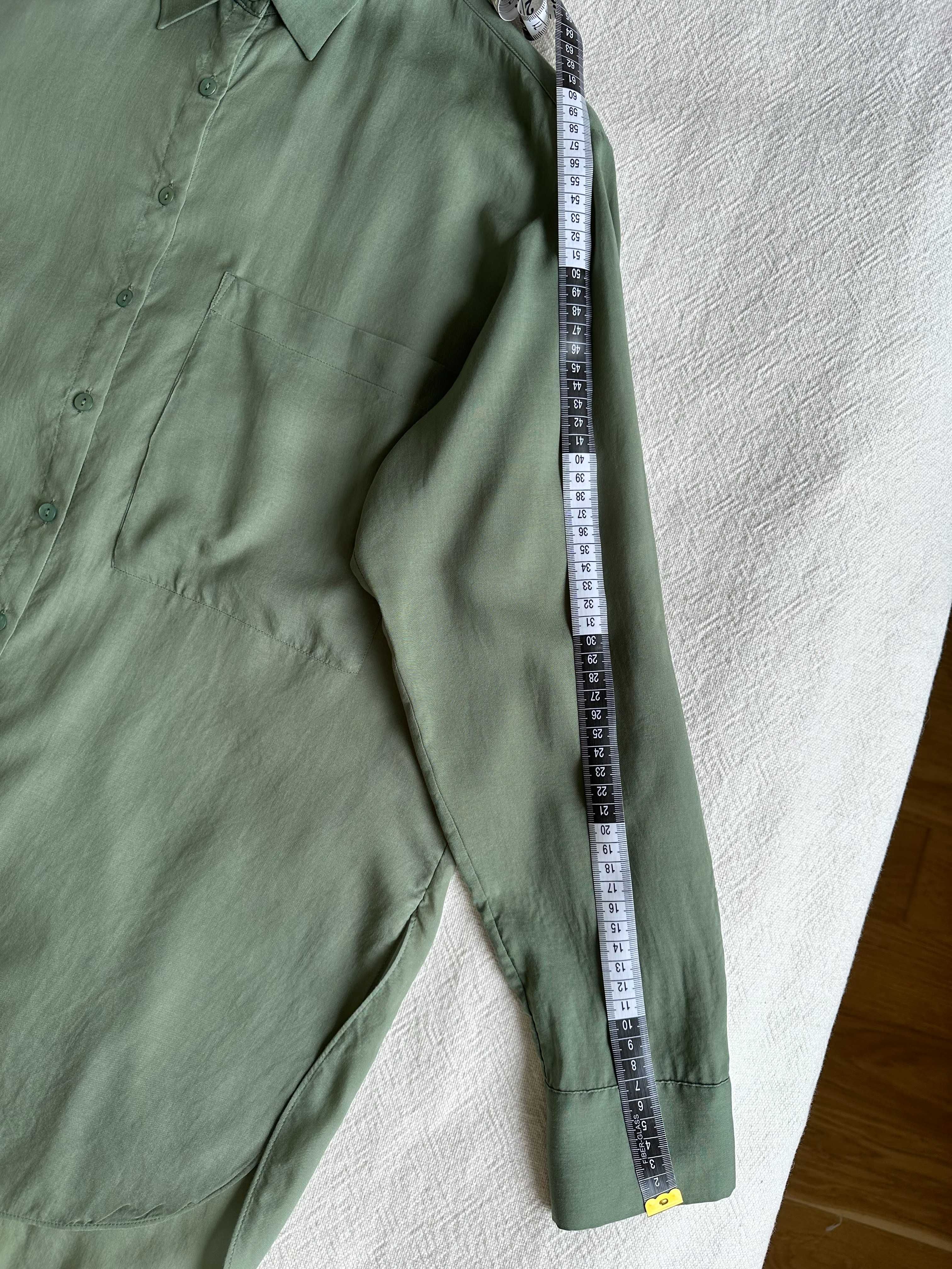 Сорочка оверсайз, Massimo Dutti, віскоза, Розмір S