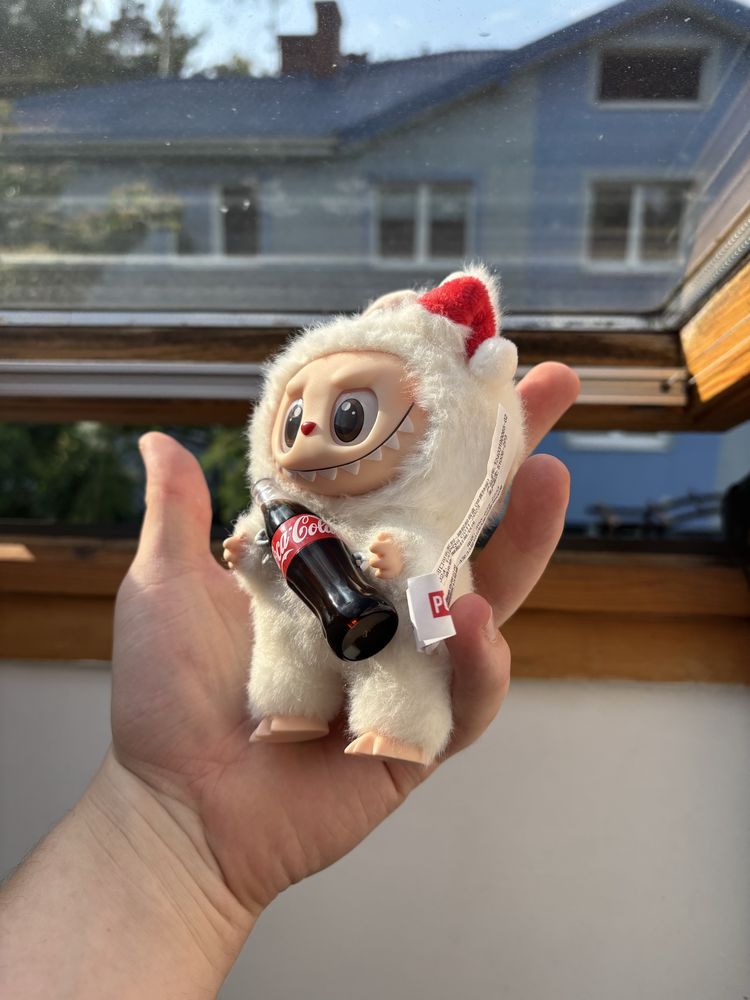 POP MART Labubu The Monsters Coca Cola Zawieszka Pluszak 100% Oryginał