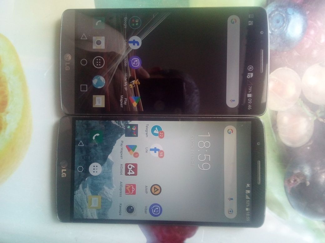 Два смартіони Lg g3 3/32