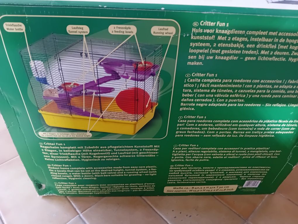 Brinquedo  para hamester  novo