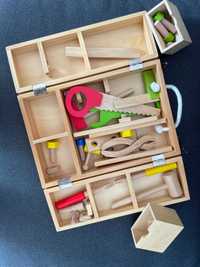 Drewniany zestaw narzędzi do zabawy, 3+ Classic Wood