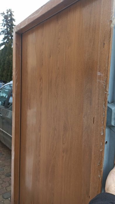 Nowe drzwi z futryną metalowe zewnętrzne prawe lewe 90-tki Montaż