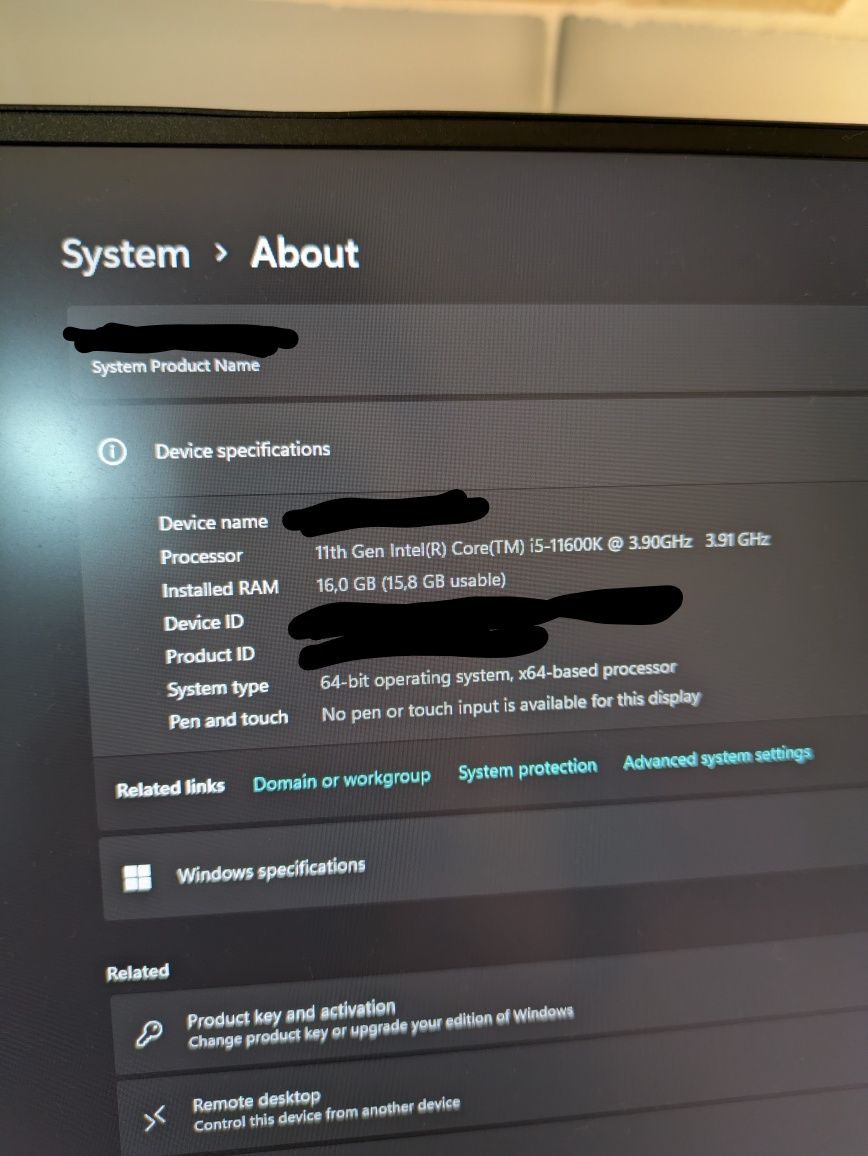 PC gaming RTX 3060ti i5