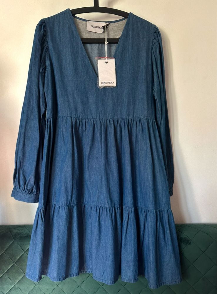 Silvian Heach nowa jeansowa sukienka r IT 42