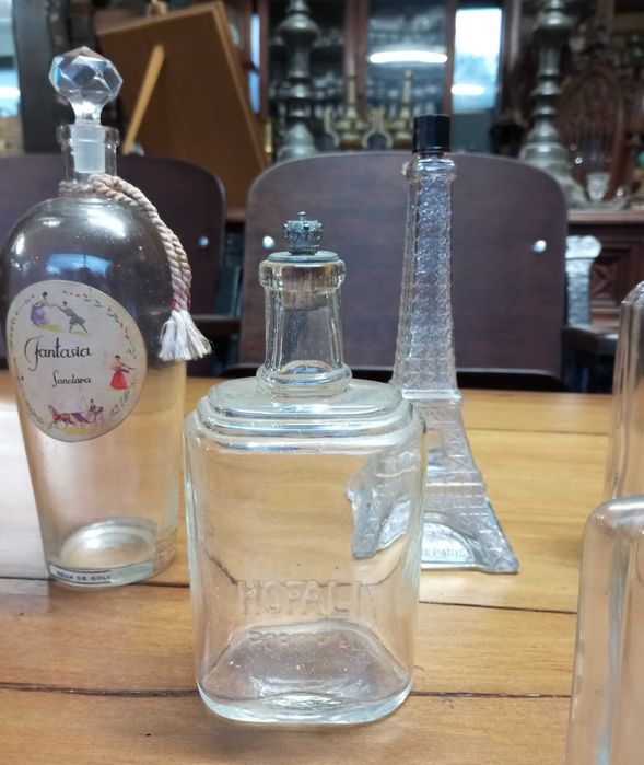 Antigos frascos de cosmética Fabrica Santa Clara Claus L.T. Piver
