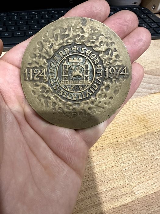 Medal z roku 1975 | Stargard Szczeciński 1124 - 1974 | Medal Pamiątka