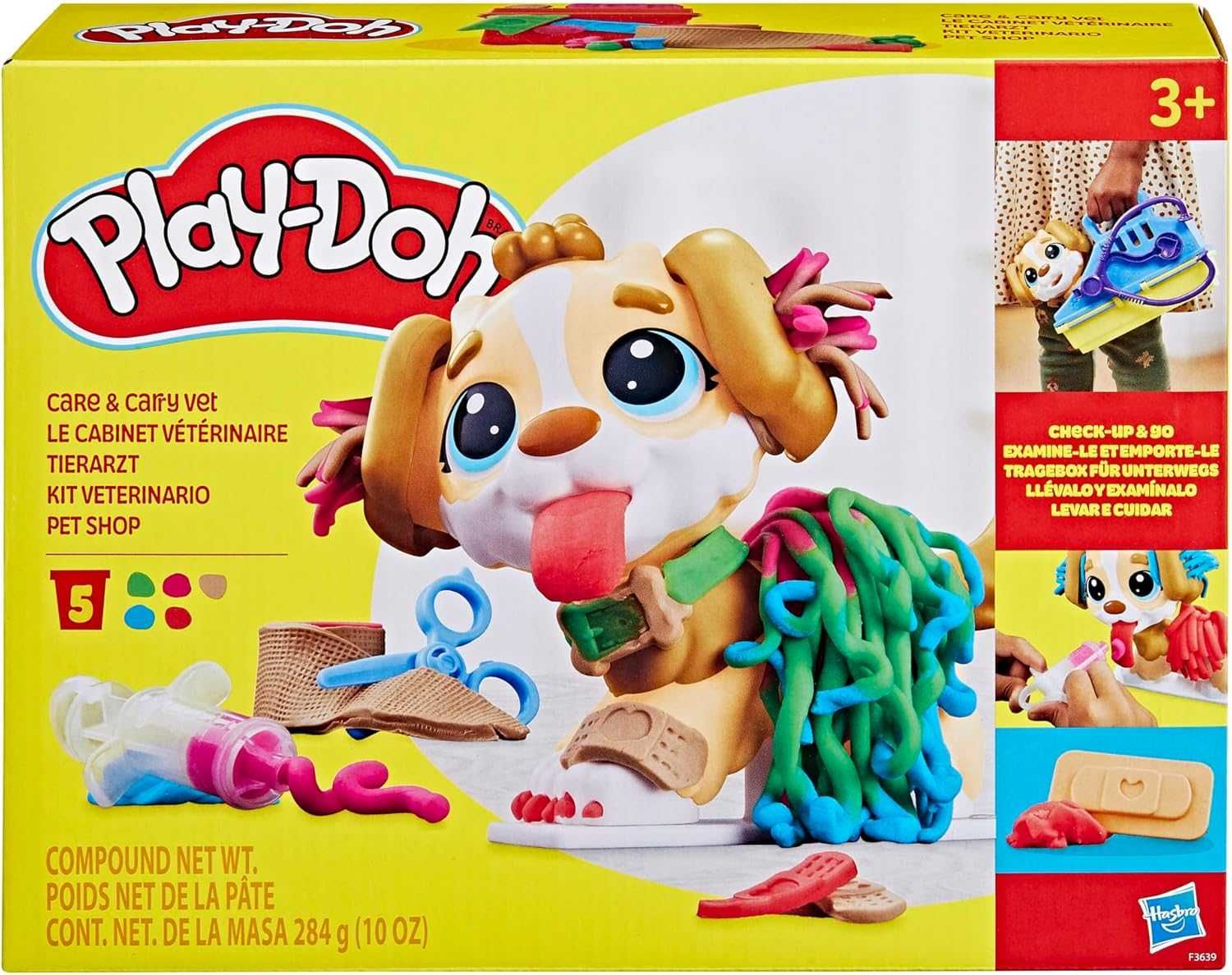 Ігровий набір прийом у Ветеринара Play Doh Care n Carry Vet Playset