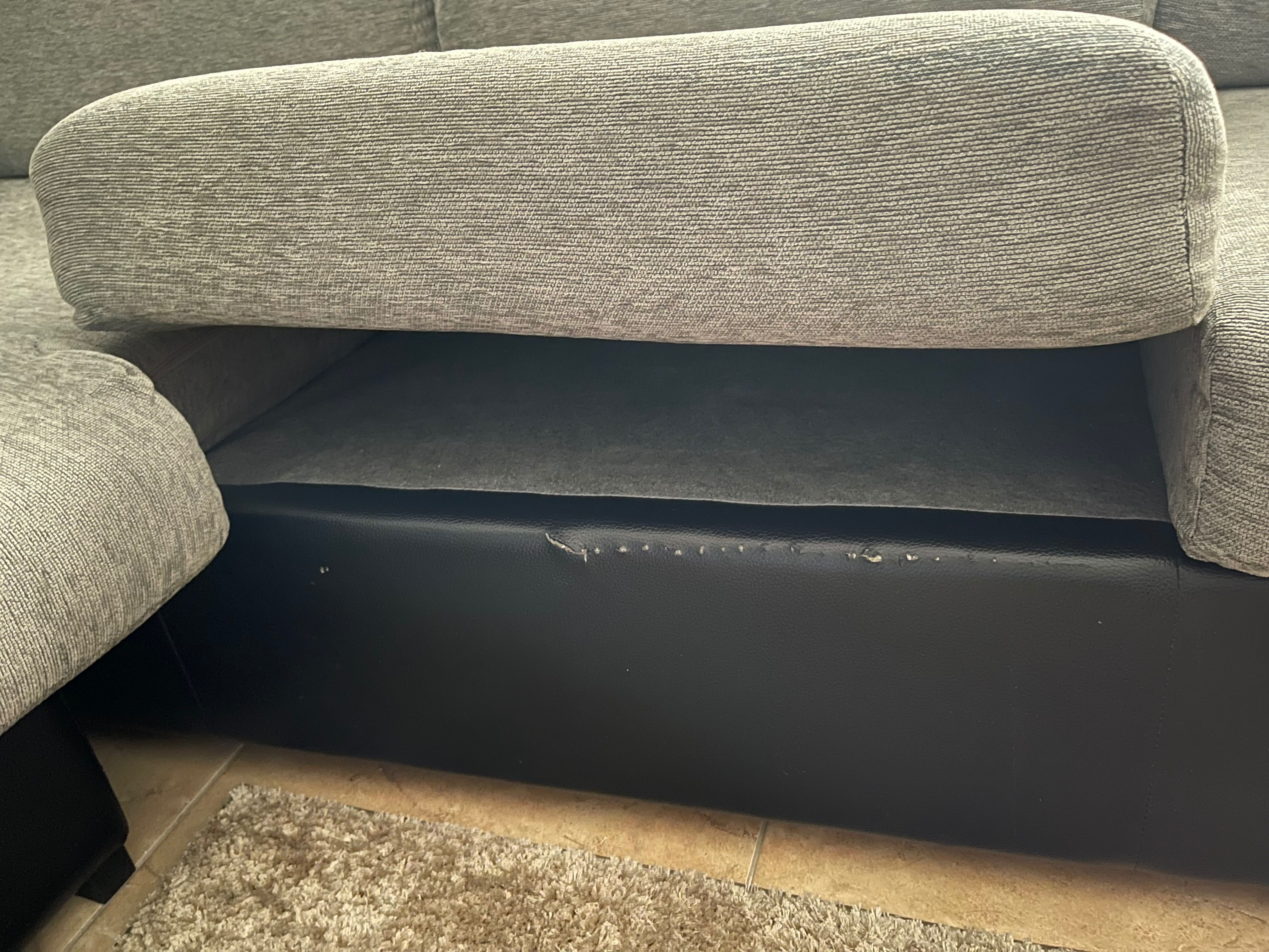 Sofá 3 lugares com chaise longue