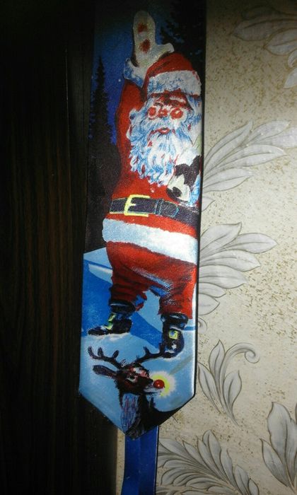 Галстук новогодний